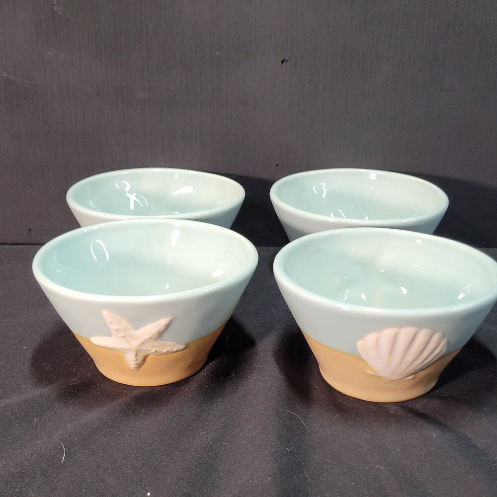 Set of 4 HomeStudio Shoreline Fruit/Dessert (Sauce) Bowls